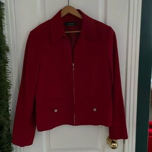 Red blazer size 12